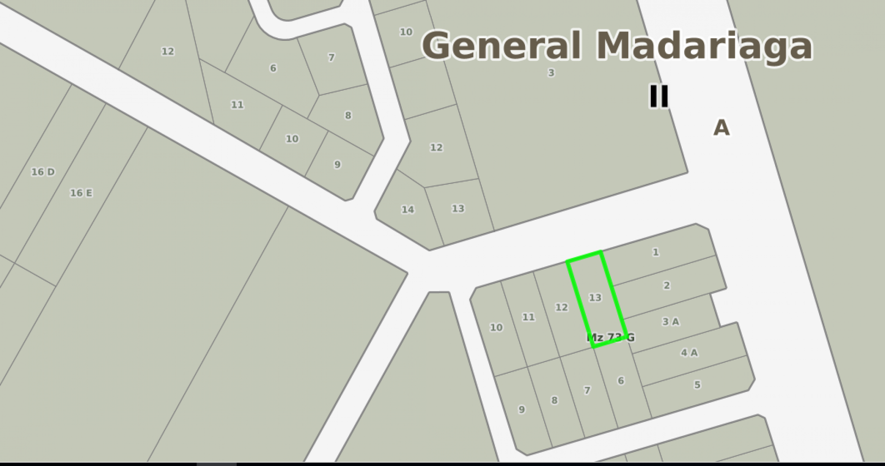 LOTE DE 1000m2, BARRIO EL MODELO.Se vende con plano aprobado para vivienda de 70m2