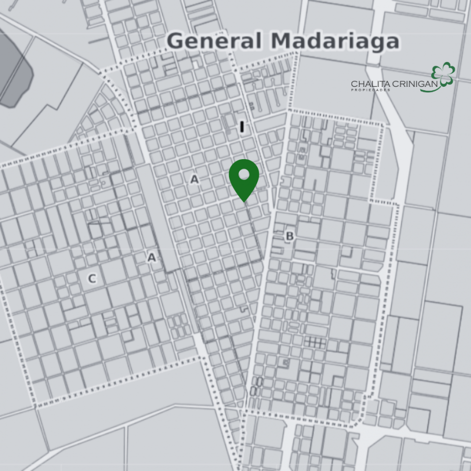 ¡VENTA! Gral. Madariaga, Bs. As. Oportunidad para desarrollo multifamiliar, vivienda unifamiliar con jardin o proyecto a medida en una zona verde y accesible.