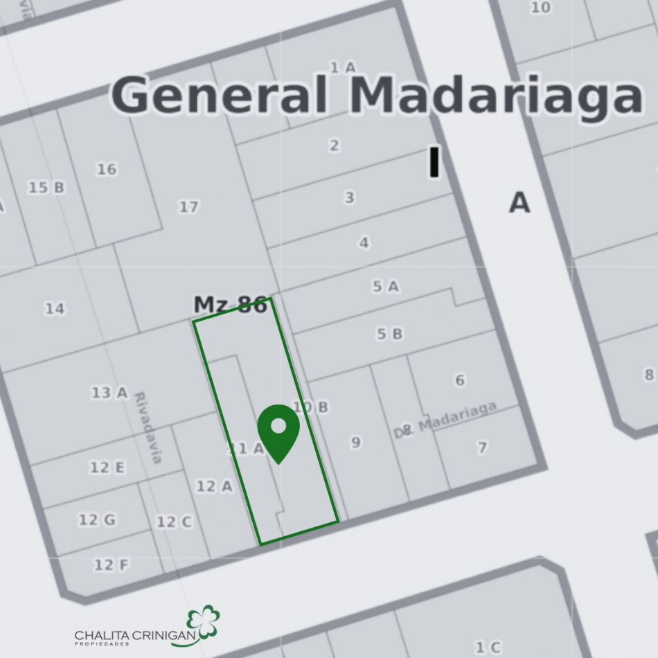 ¡ALQUILER O VENTA! Local Comercial en Dr. Carlos Madariaga entre Rivadavia y Moreno. Gral. Madariaga-Bs. As.