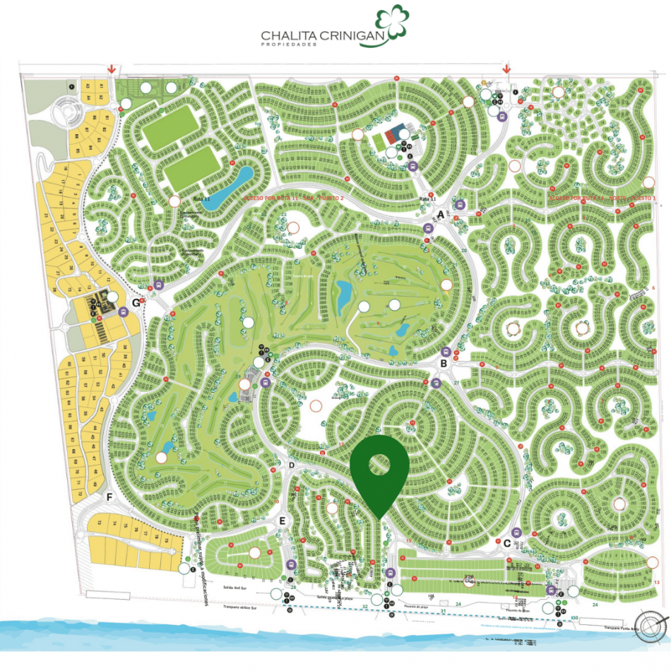 Costa Esmeralda- Casa en venta , totalmente equipada. Barrio Maritimo III 24.