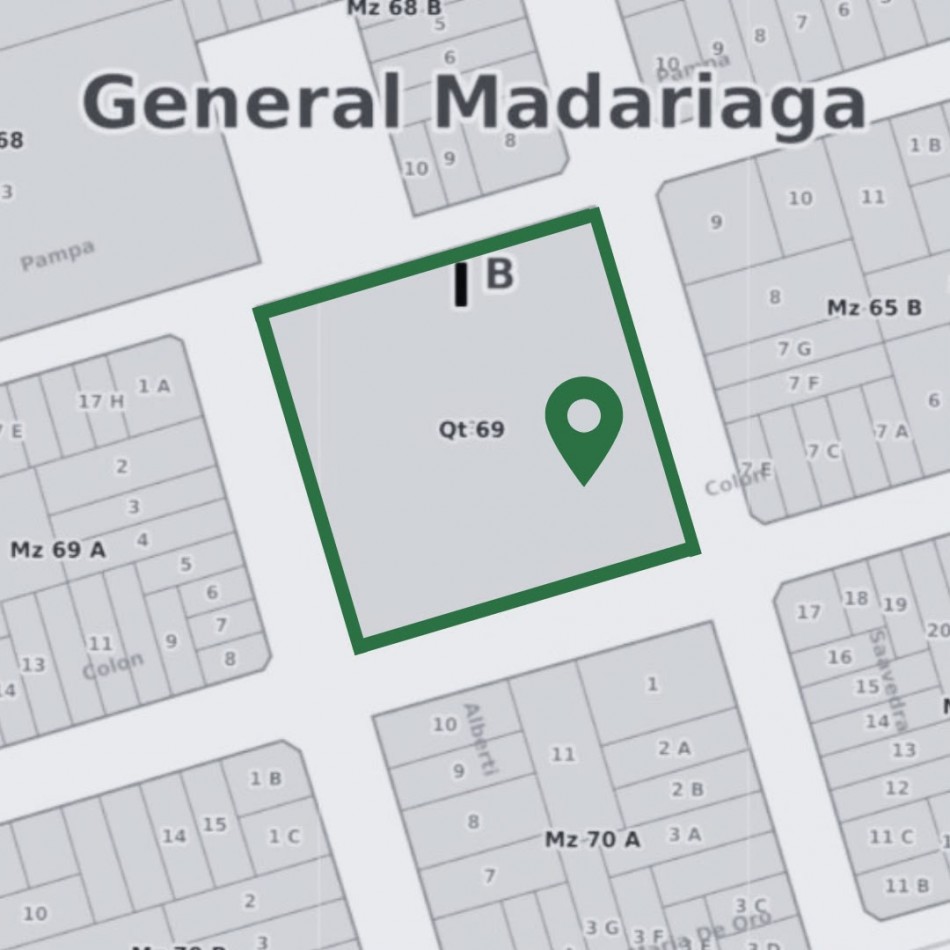 ¿VENTA! Gral. Madariaga, Bs. As. once mil metros cuadrados